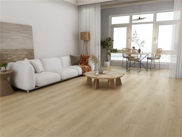Lantai Papan Vinyl Mewah Spc Teras Tegar Kalis Air